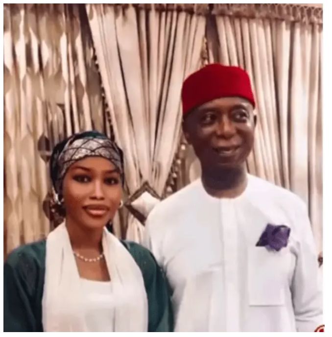 Ned Nwoko debunked a new relationship with a young lady